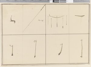 Seite 36 Einheimische Waffen. Unsigned, untitled and undated von William (attr. to) Hodges