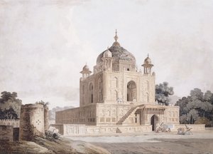 Das Mausoleum von Sultan Parviz, in der Nähe von Allahabad