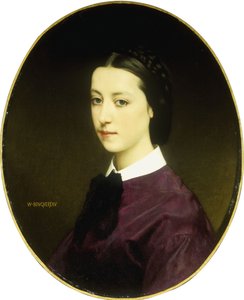 Porträt einer jungen Dame von William Adolphe Bouguereau