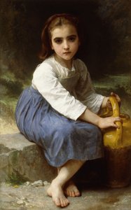 Junges Mädchen mit einem Krug; Jeune Fille à la Cruche, 1885 von William Adolphe Bouguereau