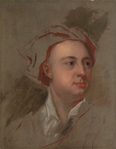 Ein unvollendetes Studium des Kopfes von James Thomson von William Aikman