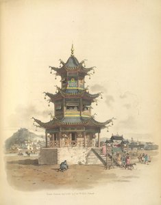 Eine Pagode oder Tempel von William Alexander