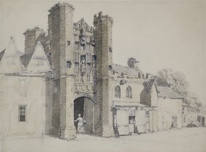 Bischofspalast, Wells Kathedrale von William Alexander