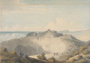 Krater des Gipfels des Mount Worroray, Owhyhee von William Alexander