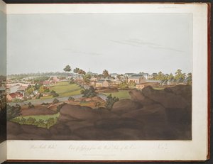 Blick auf Sydney von der Westseite der Bucht von William Alexander