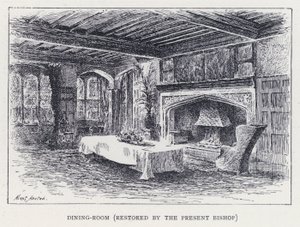 Speisesaal, restauriert vom gegenwärtigen Bischof (Stich) von William Alexander Ansted