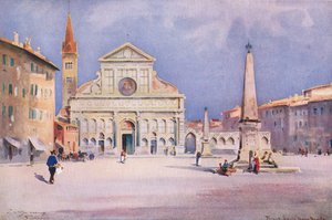 Piazza S. Maria Novella, Florenz, aus 