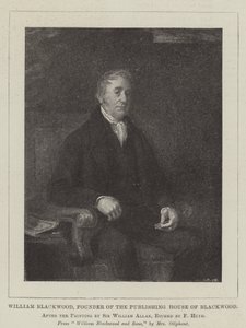 William Blackwood, Gründer des Verlagshauses Blackwood von William Allan