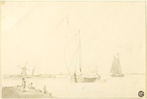 Niederländische Küstenszene von William Anderson