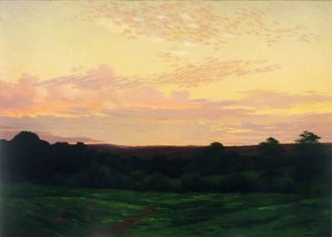 Abend, Somerset Valley, Pennsylvania, ca. 1898 von William Anderson Coffin