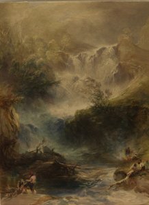 Torke-Wasserfall, Killarney, ca. 1860 von William Andrews Nesfield
