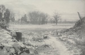 Unbetitelte Winterlandschaft, um 1900