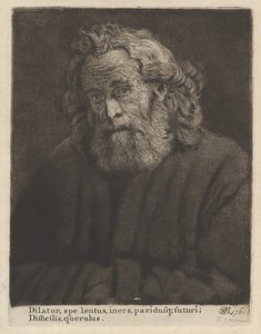 Alter Mann mit langem Bart, 1761