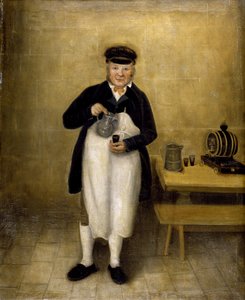 Porträt des Kellermeisters von Chatsworth, ca. 1835 von William Baker