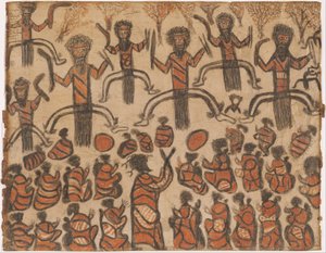 Wurundjeri-Volk - Corroboree von William Barak