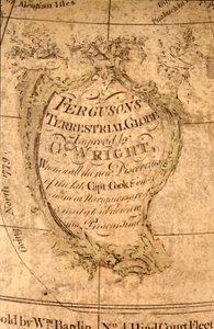 Kartusche im Nordpazifik, ca. 1795 von William Bardin