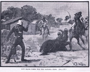 Wie Major Tombs das Victoria-Kreuz gewann, 1857 von William Barnes Wollen