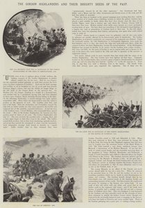Die Gordon Highlanders und ihre tapferen Taten der Vergangenheit von William Barnes Wollen