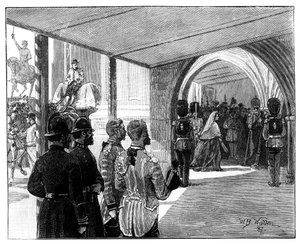 Die Eröffnung des Parlaments, Westminster, London, 1866