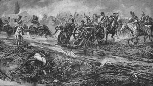 Die Union Brigade erobert die französischen Kanonen bei Waterloo, 1902