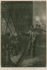 Das elektrische Licht: dynamoelektrische Maschine von Gramme von William Bazett Murray