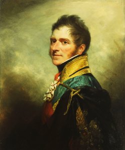 Porträt von William Henry Paget, Marquess of Anglesey, Halbfigur von William Beechey