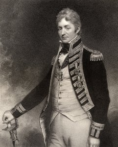 Sir Thomas Troubridge, 1. Baronet, graviert von W. Holl, aus 
