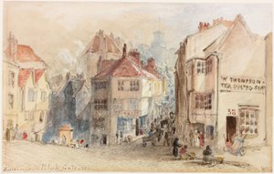 Eingang zum Black Gate, Newcastle von William Bell Scott