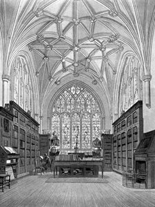 Die Bibliothek des Winchester College von William Bennett