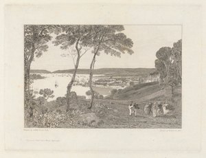 Plymouth Dock von Mount Edgecumbe