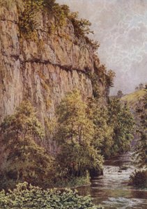 Chee Tor, Chee Dale, in der Nähe von Buxton von William Biscombe Gardner