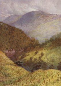 Blick hinunter Chee Dale, High Tor in der Ferne von William Biscombe Gardner