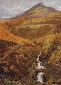 Der Nab und Golden Clough von Grindslow Dell, Edale von William Biscombe Gardner