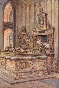 Die Kriegerkapelle, Kathedrale von Canterbury, Blick nach Westen von William Biscombe Gardner