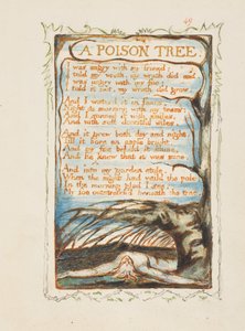 Ein Giftbaum. Lieder der Unschuld und der Erfahrung, ca. 1825 von William Blake