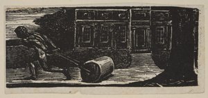 Ein rollender Stein ist immer mooslos, aus Thorntons Pastoralen von Virgil, 1821