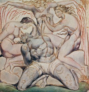 Albion und seine Peiniger, Platte 25, Jerusalem von William Blake