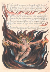 Amerika. Eine Prophezeiung, Platte 12, So weinte die Engelsstimme.... von William Blake