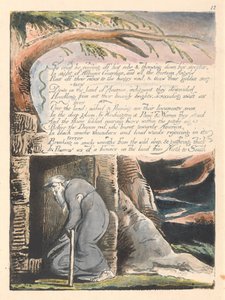 Amerika. Eine Prophezeiung, Platte 14, So schrie er.... von William Blake