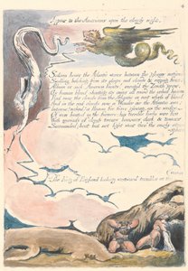 Amerika. Eine Prophezeiung, Platte 6, Erscheine den Amerikanern....