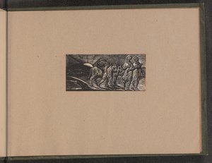Junge kehrt freudig mit Pflug und Ochsen zurück von William Blake