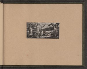 Colinet geht traurig fort von William Blake