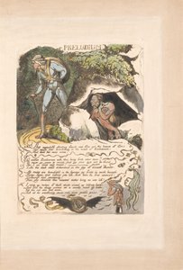 Europa. Eine Prophezeiung, Tafel 3, Präludium von William Blake