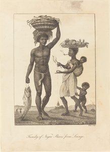 Familie von Sklaven aus Loango, 1793