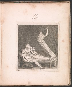 Für Kinder. Die Tore des Paradieses, Tafel 15, Angst & Hoffnung sind -- Vision von William Blake
