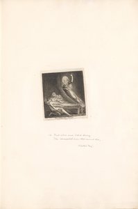 Für die Geschlechter - Die Tore des Paradieses, Tafel 15, Angst & Hoffnung sind -- Vision von William Blake