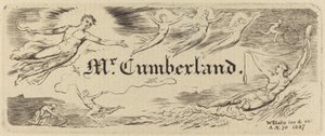 George Cumberlands Karte von William Blake