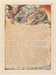 Jerusalem, Tafel 30, Und die beiden, die entkamen.... von William Blake