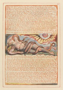 Jerusalem, Tafel 63, Jehova stand unter den Druiden.... von William Blake