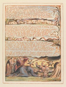 Jerusalem, Tafel 9, Verdichtete seine Emanationen... von William Blake